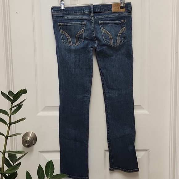 Hollister Denim Jeans perfect like new dark blue skinny size 0 w 24 Like NEW - Picture 3 of 5